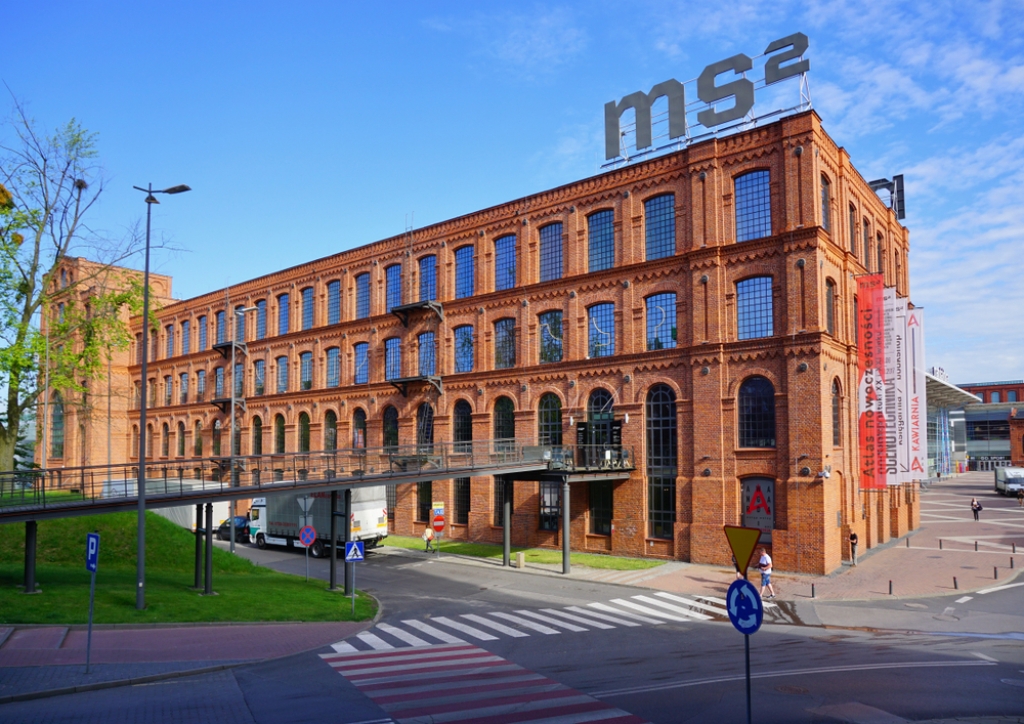 Museum of Modern Art building in Lodz