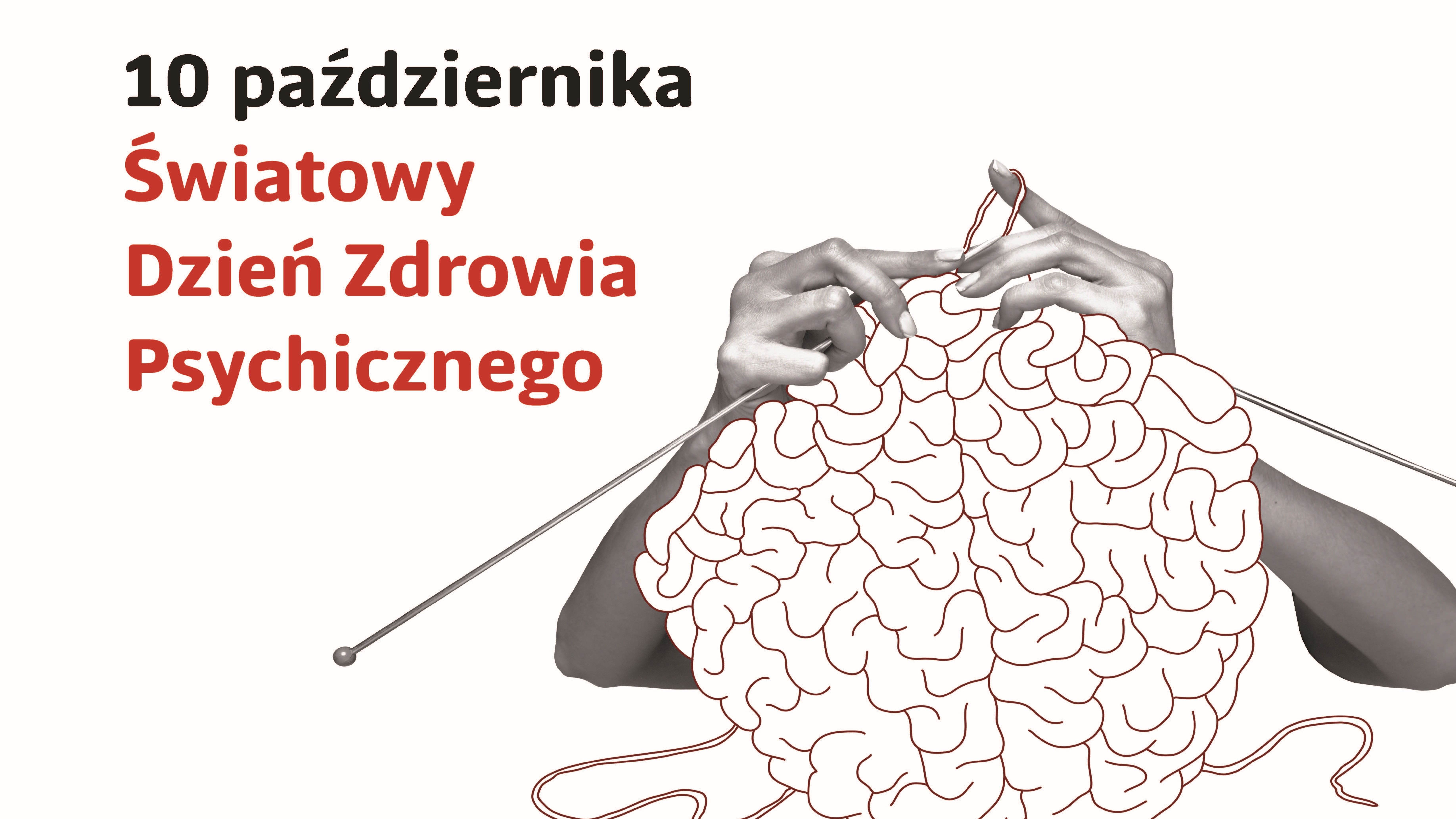 Plakat z napisem 10 października - Światowy dzień Zdrowia Psychicznego
