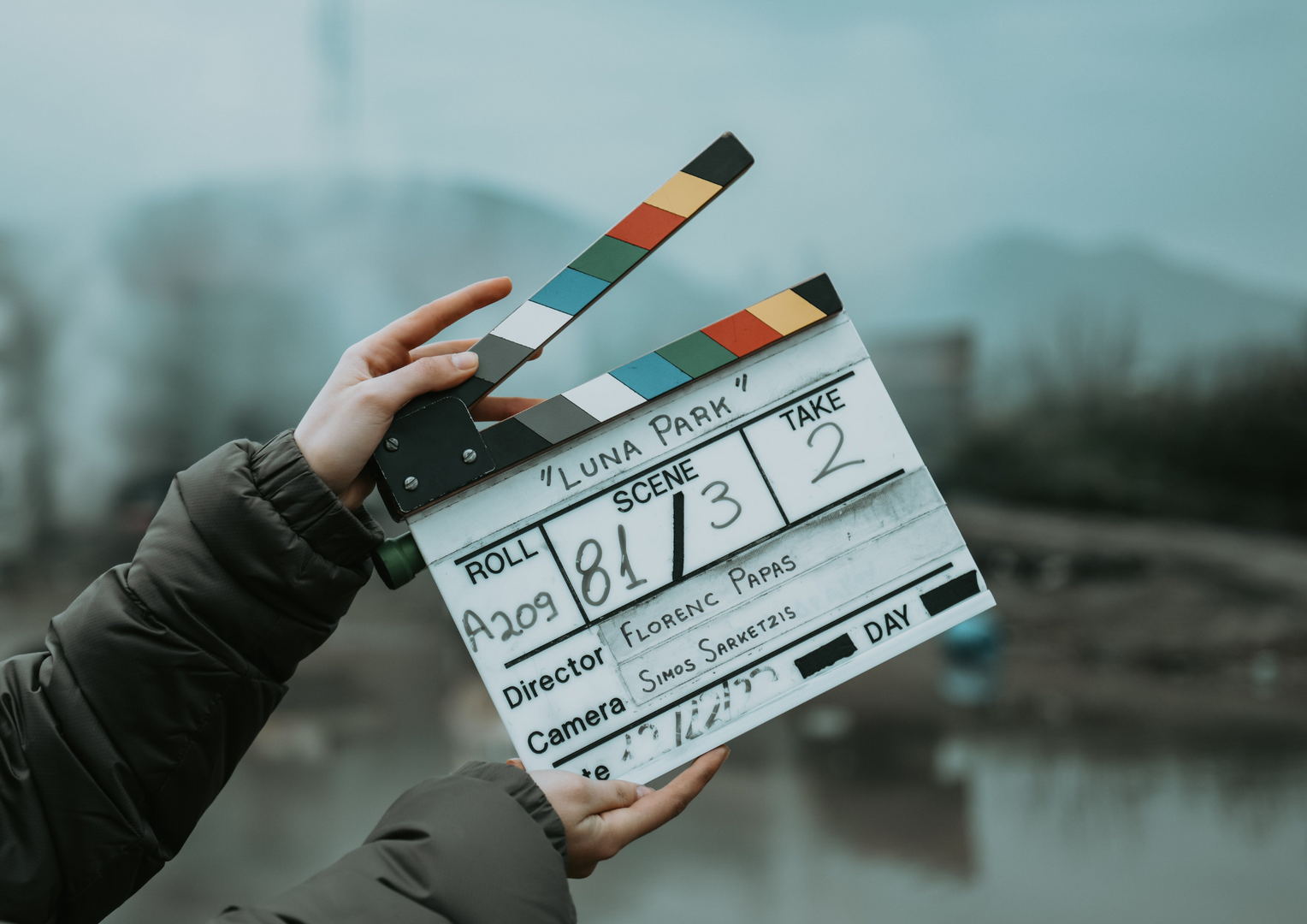 Klaps filmowy.