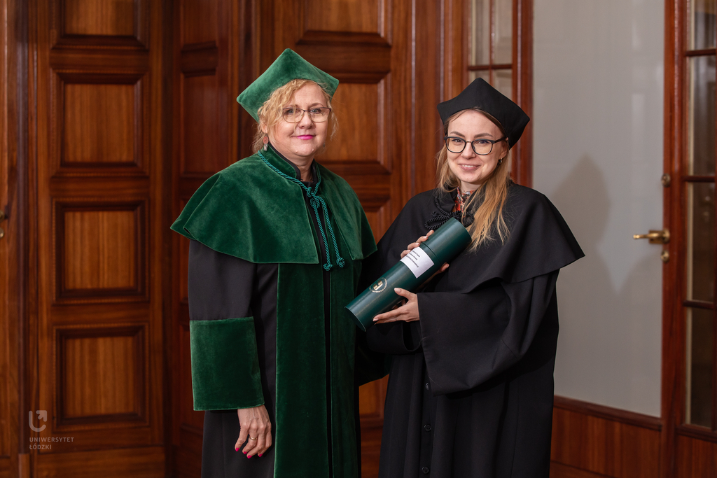 dr Gabriela Gajek - wręczenie doktoratów