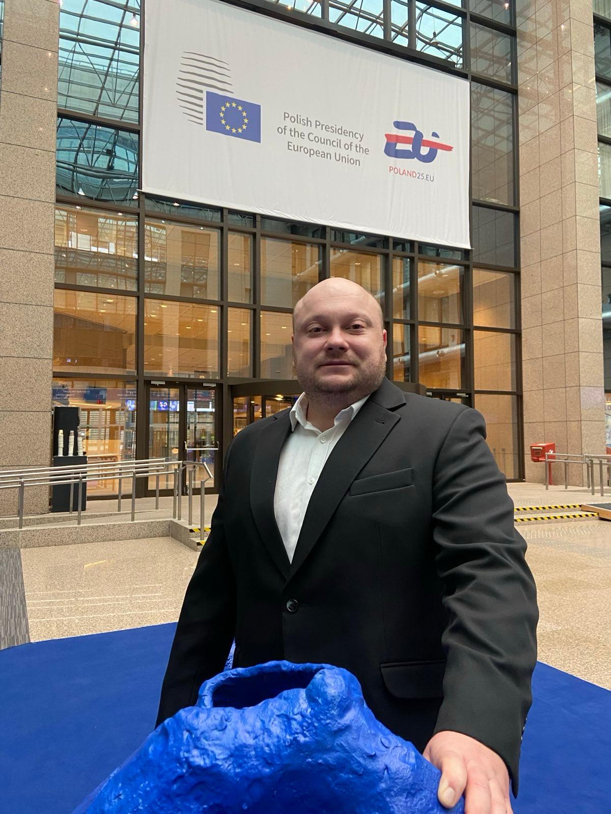 spotkaniu grupy roboczej Rady Unii Europejskiej, element dekoracyjny