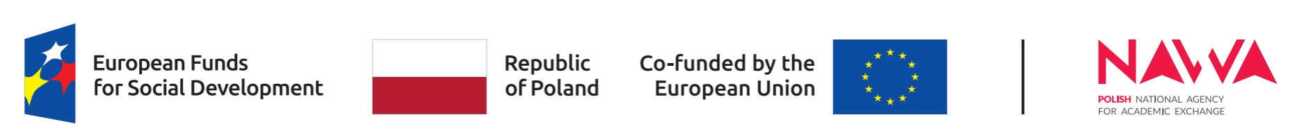 Logotypy UE, NAWA, flaga Polski