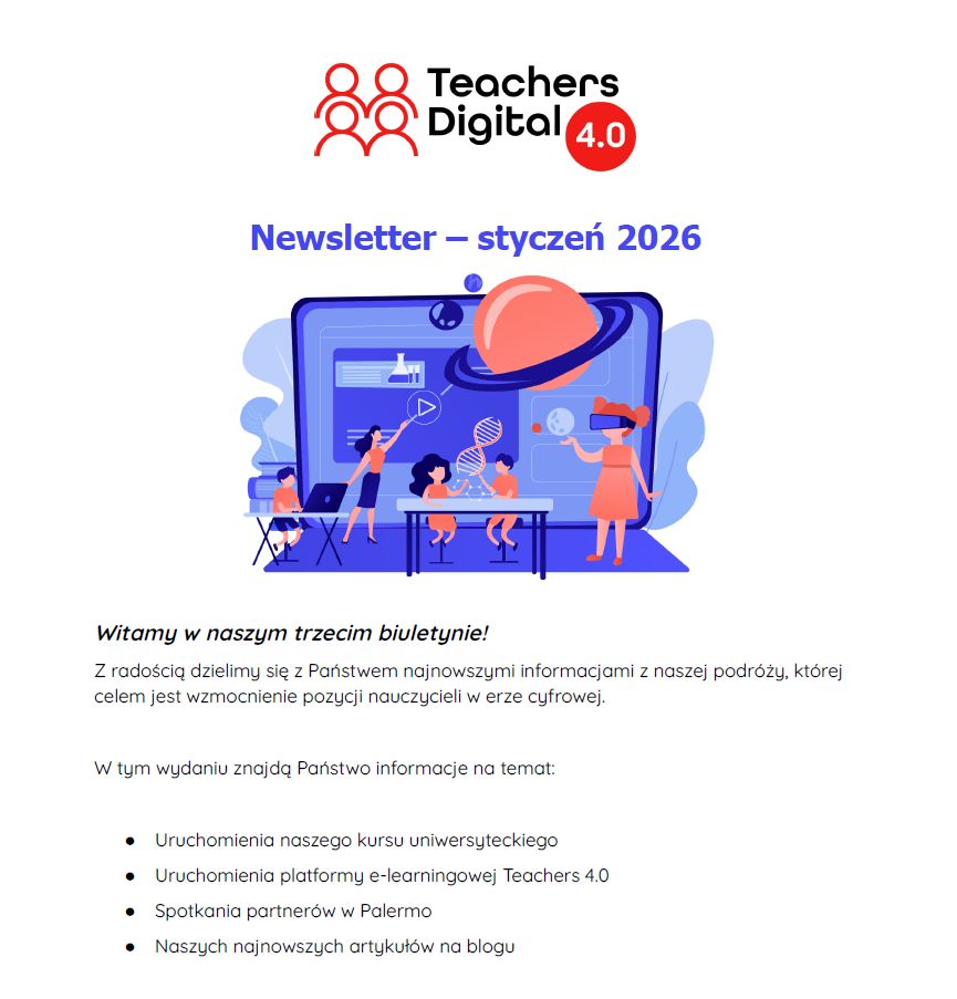 Teachers 4.0 okładka biuletynu