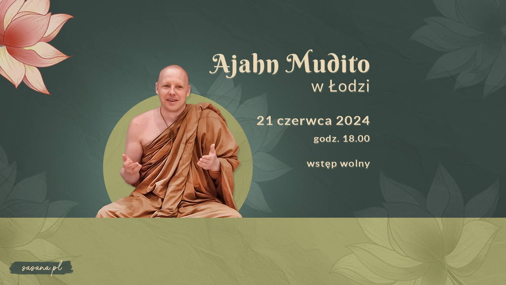 Buddhist monk and an invitation to the event