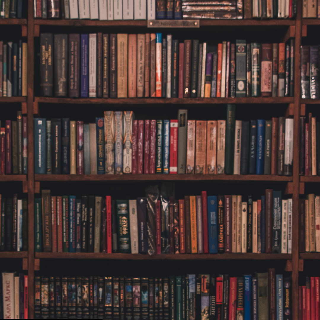 a decorative element: books