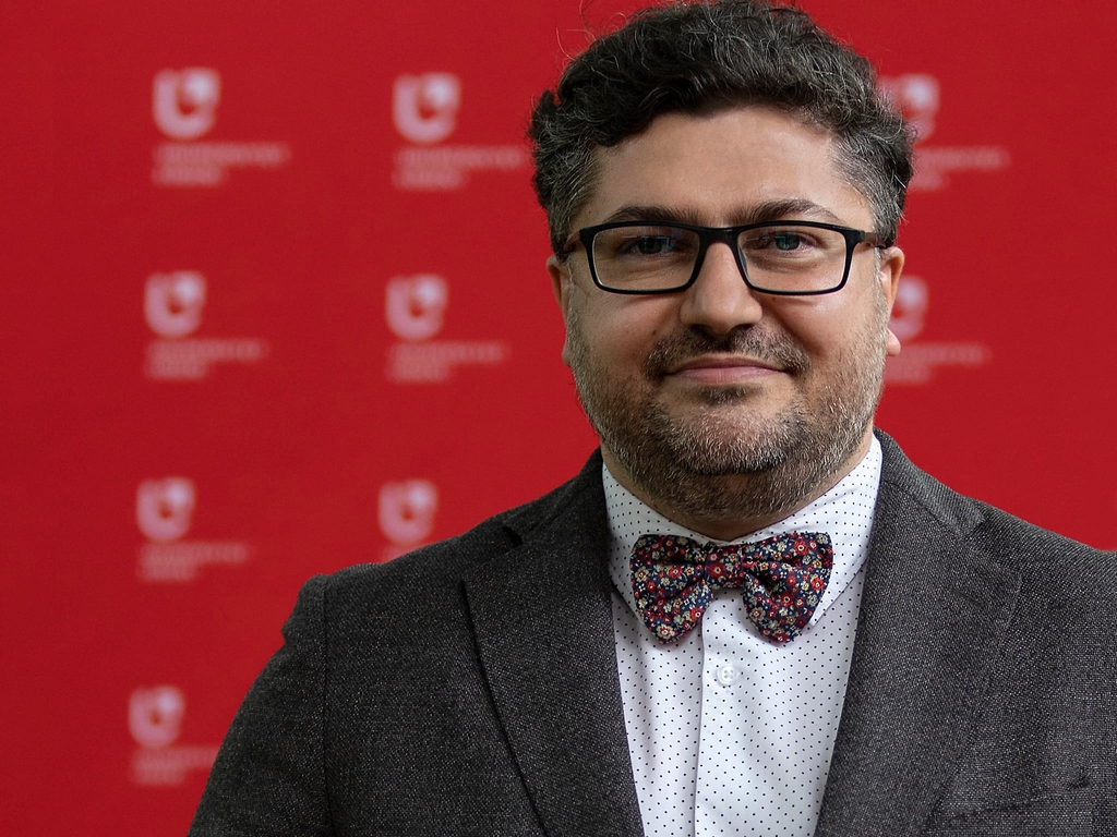 dr hab. Kirył Marinow, Associate Professor at the University of Lodz, photo by Bartosz Kałużny (Communications and PR Centre, University of Lodz)