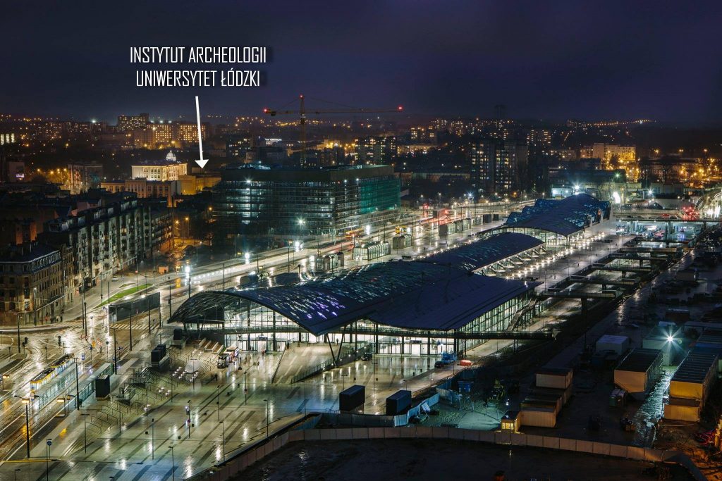 Lokalizacja Instytutu Archeologii Uniwersytetu Łódzkiego