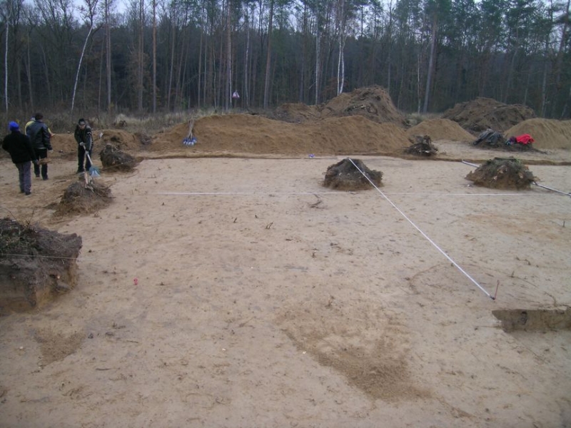 Zdjęcia z badań archeologicznych