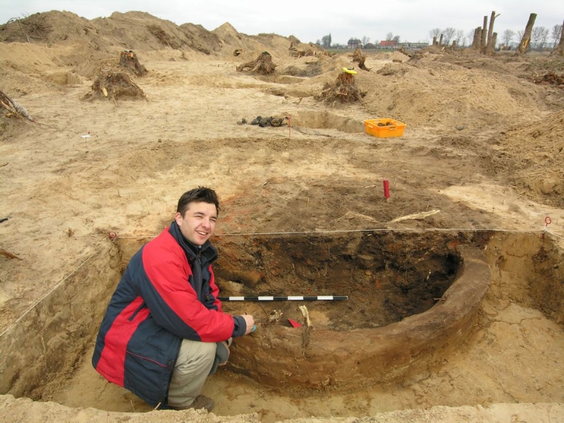 Zdjęcia z badań archeologicznych