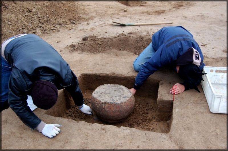 Zdjęcie z prac archeologicznych