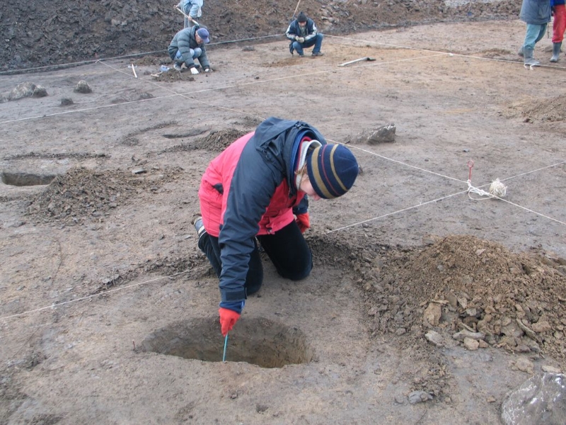 Zdjęcie z prac archeologicznych