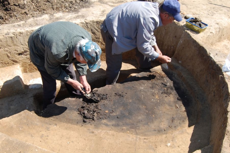 Zdjęcie z prac archeologicznych