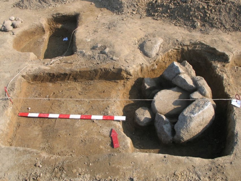Zdjęcia z badań archeologicznych