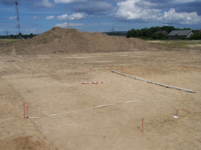 Zdjęcia z badań archeologicznych