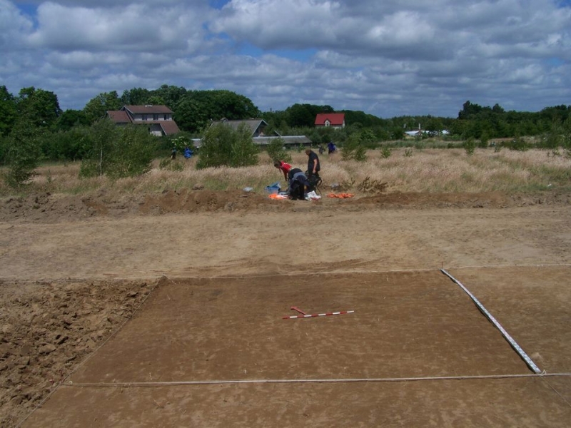 Zdjęcia z badań archeologicznych