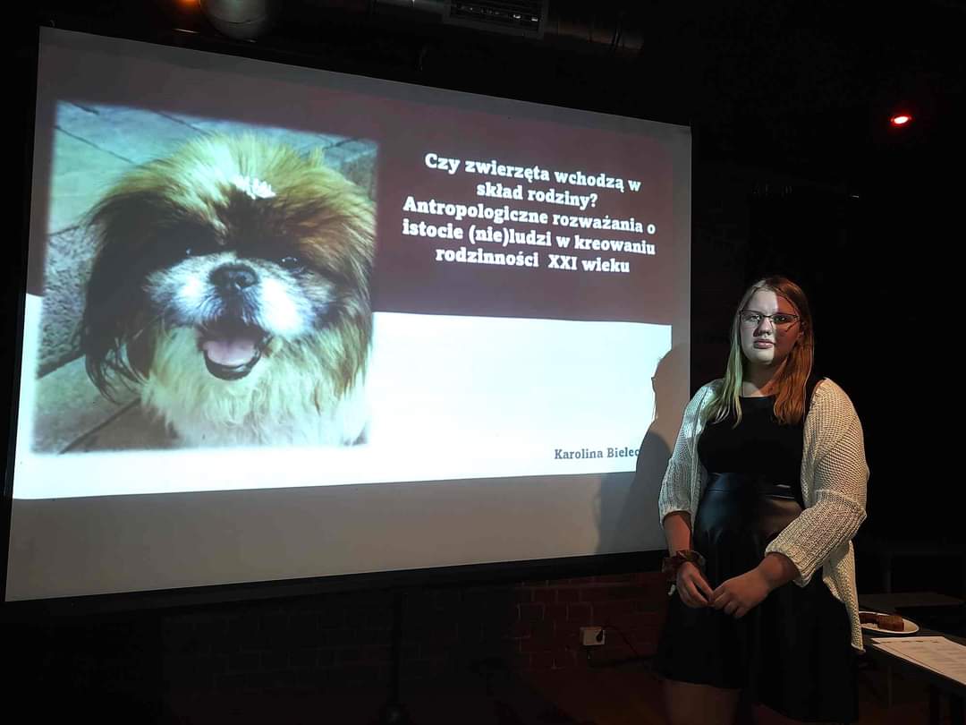 Karolina Bielecka na konferencji