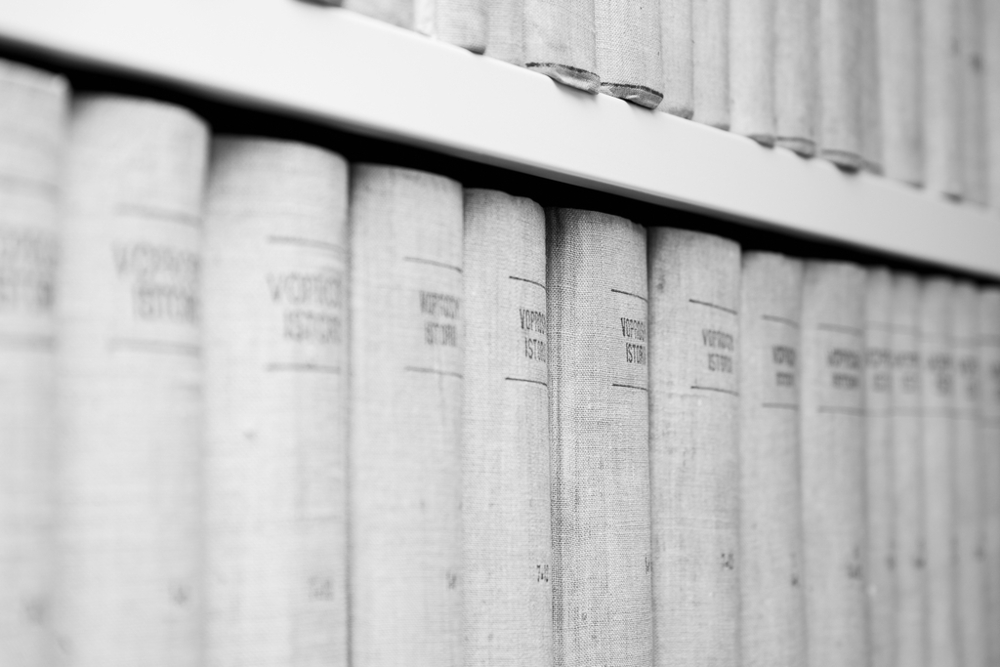 Zdjęcie książek w Bibliotece Instytutu Historii UŁ