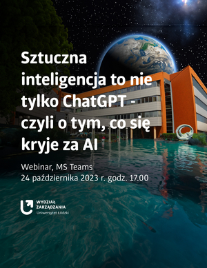 Budynek WZ UŁ stworzony przez sztuczną inteligencję