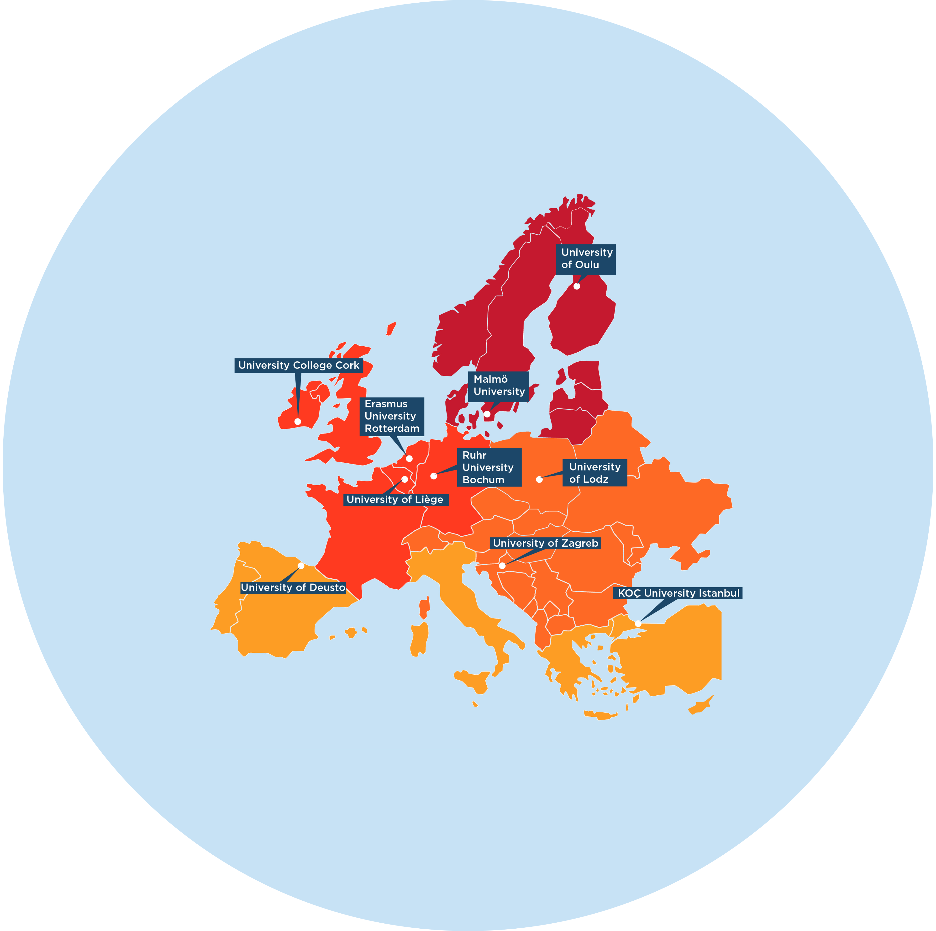 mapa UNIC