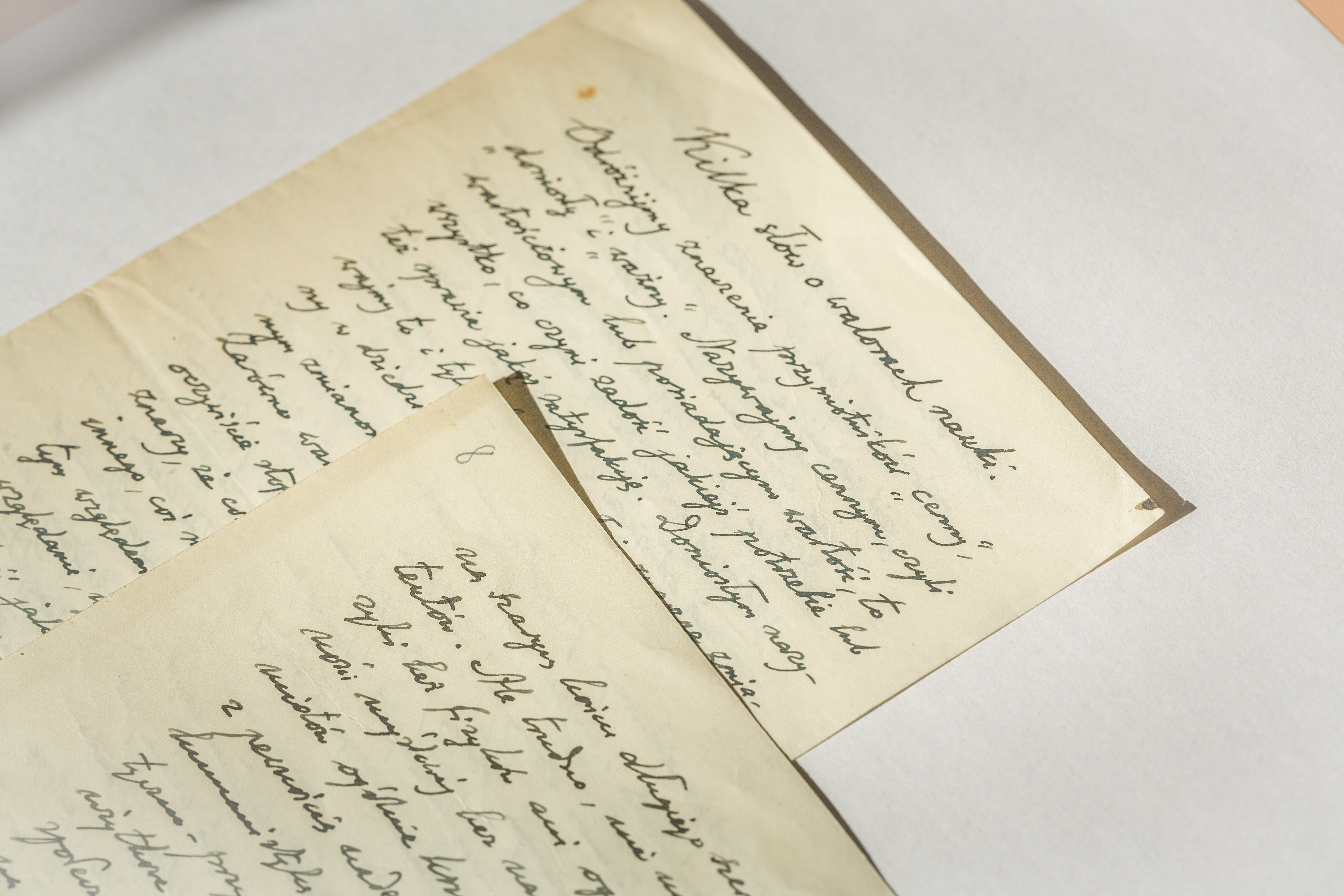 A photo of the manuscript