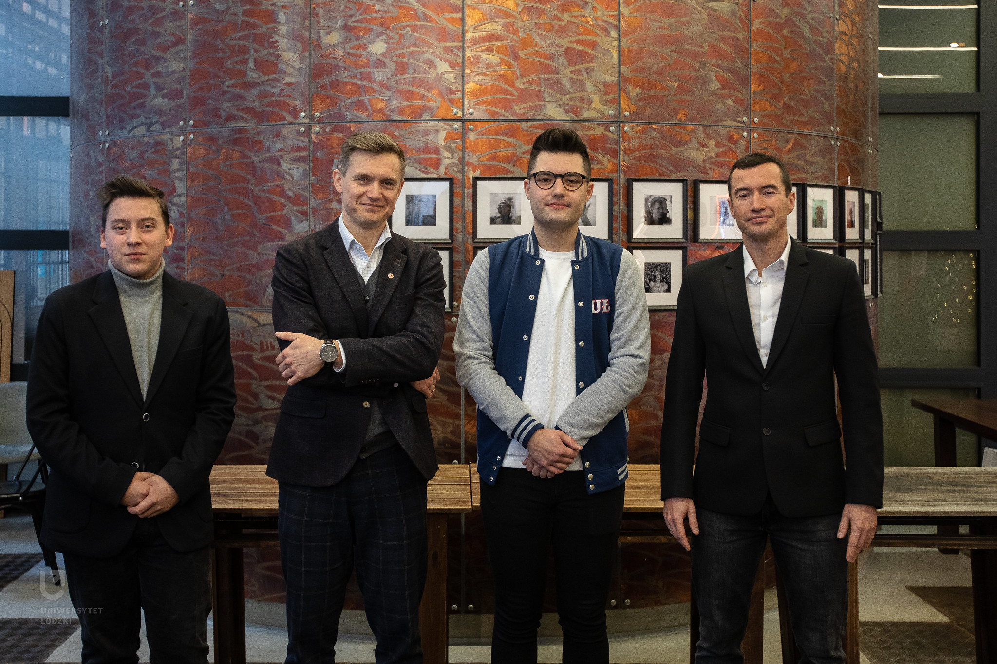 zdjęcie grupowe (Bartek Rosiak, Paweł Śpiechowicz, Mateusz Sobociński, Piotr Kędzia)