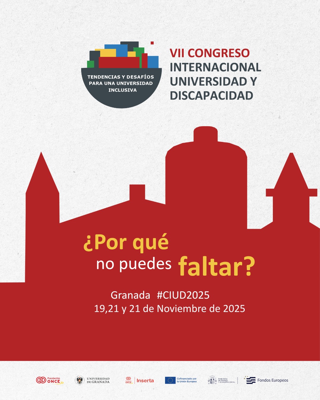 Plakat 7 Congreso Internacional Universidad y Discapacidad (CIUD)