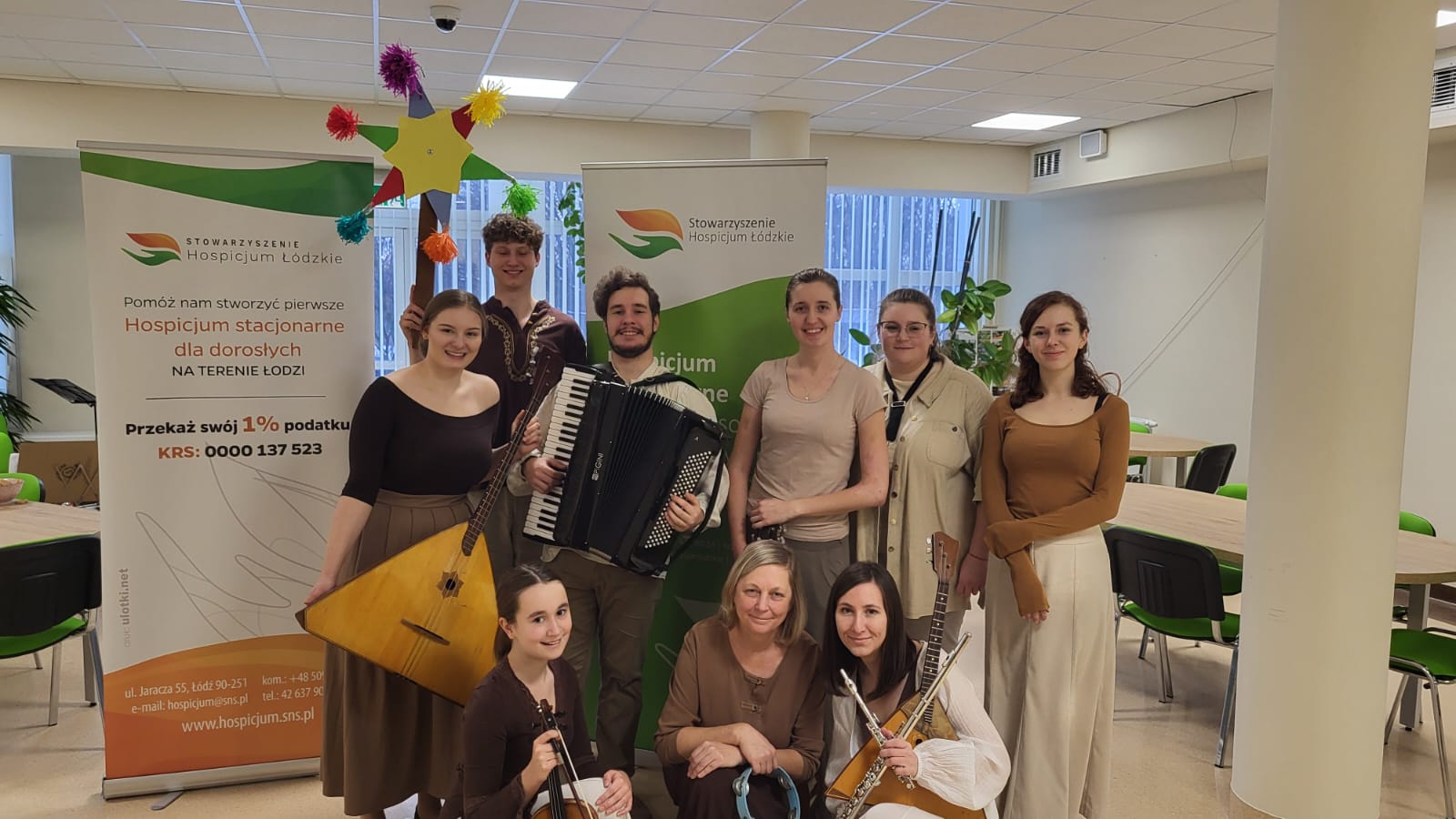 Zespół Bałałajki w Hospicjum Łódzkim