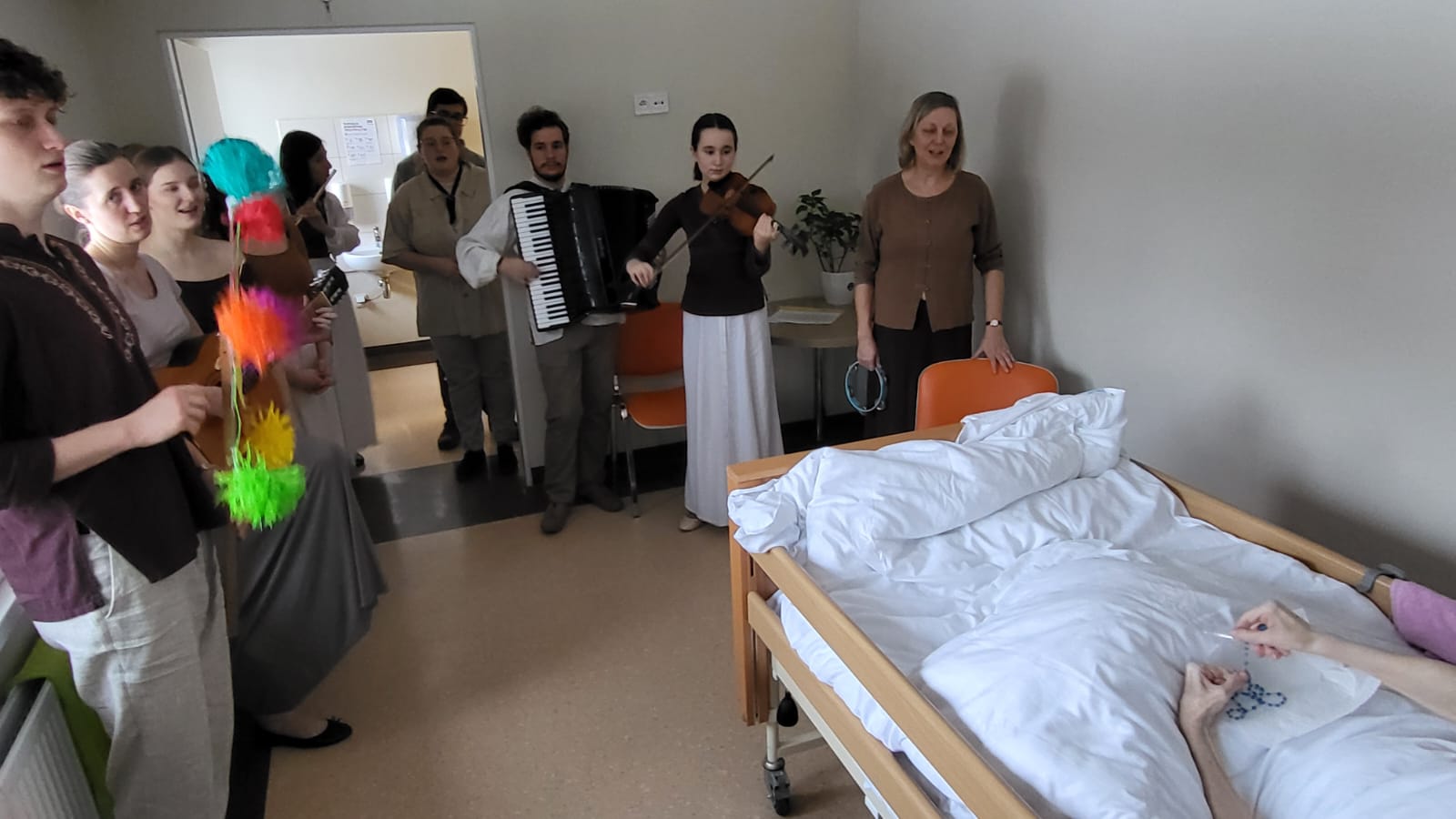 Zespół Bałałajki w Hospicjum Łódzkim