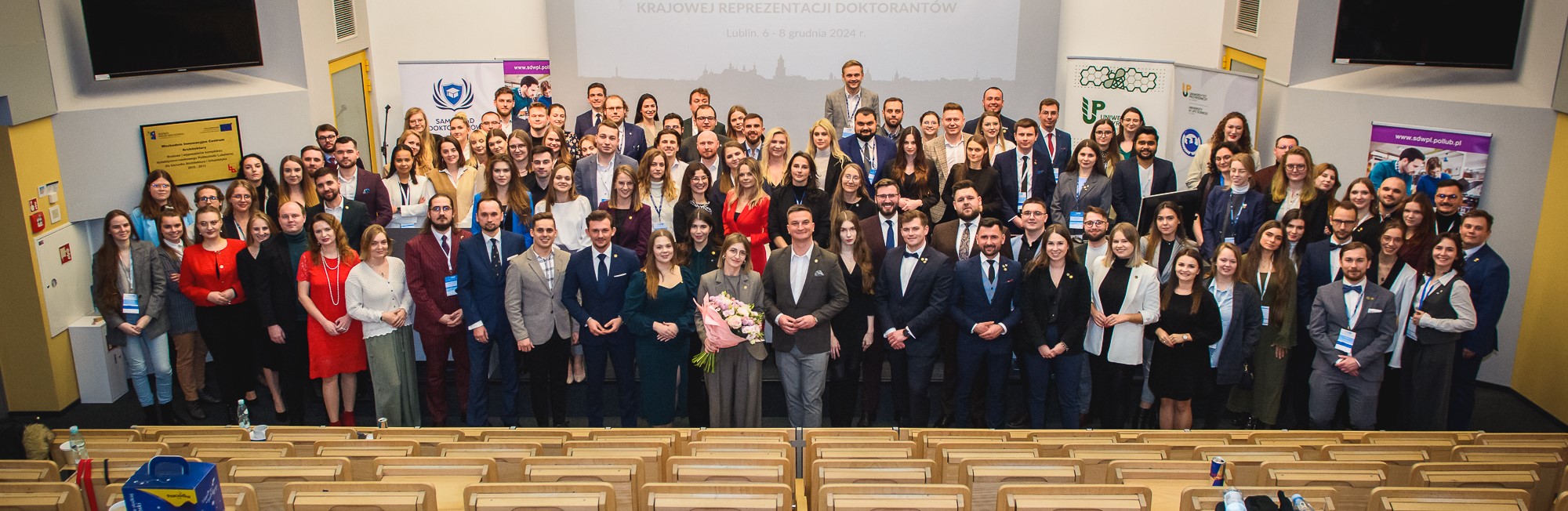 Uczestnicy Zjazdu Wyborczego Krajowej Reprezentacji Doktorantów