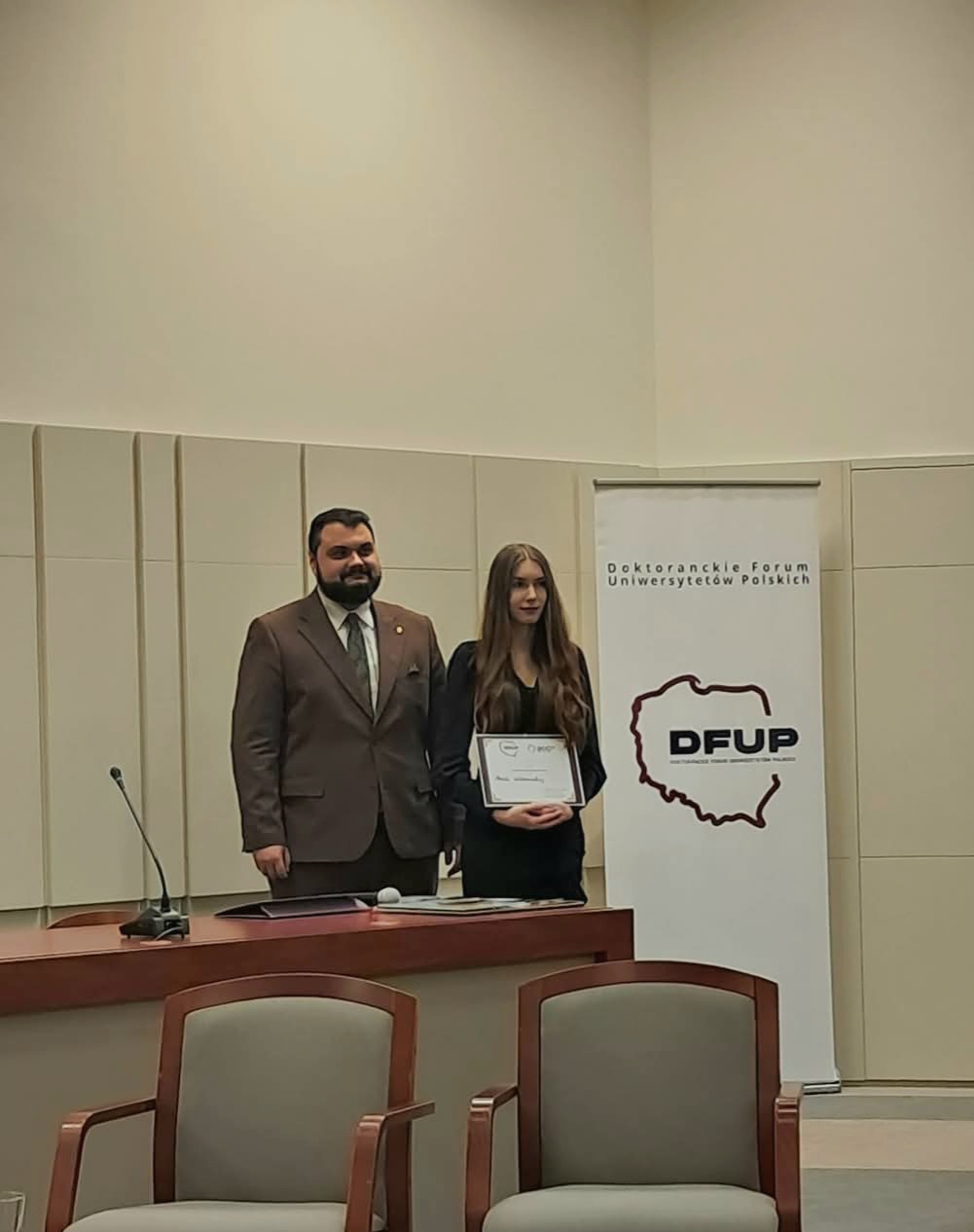 Monika Wilanowska, laureatka Konkursu DOCUP