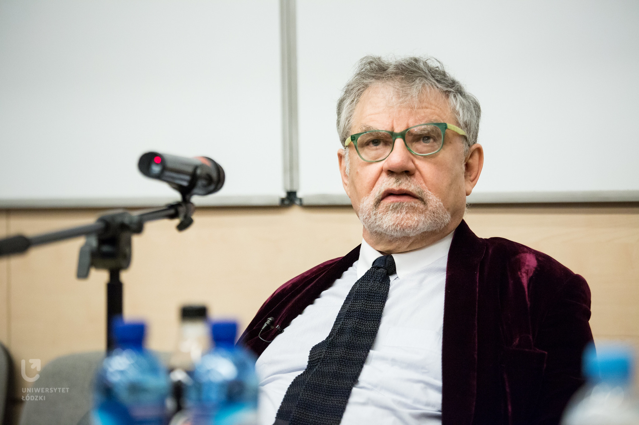 Prof. Weiner na sali wykładowej