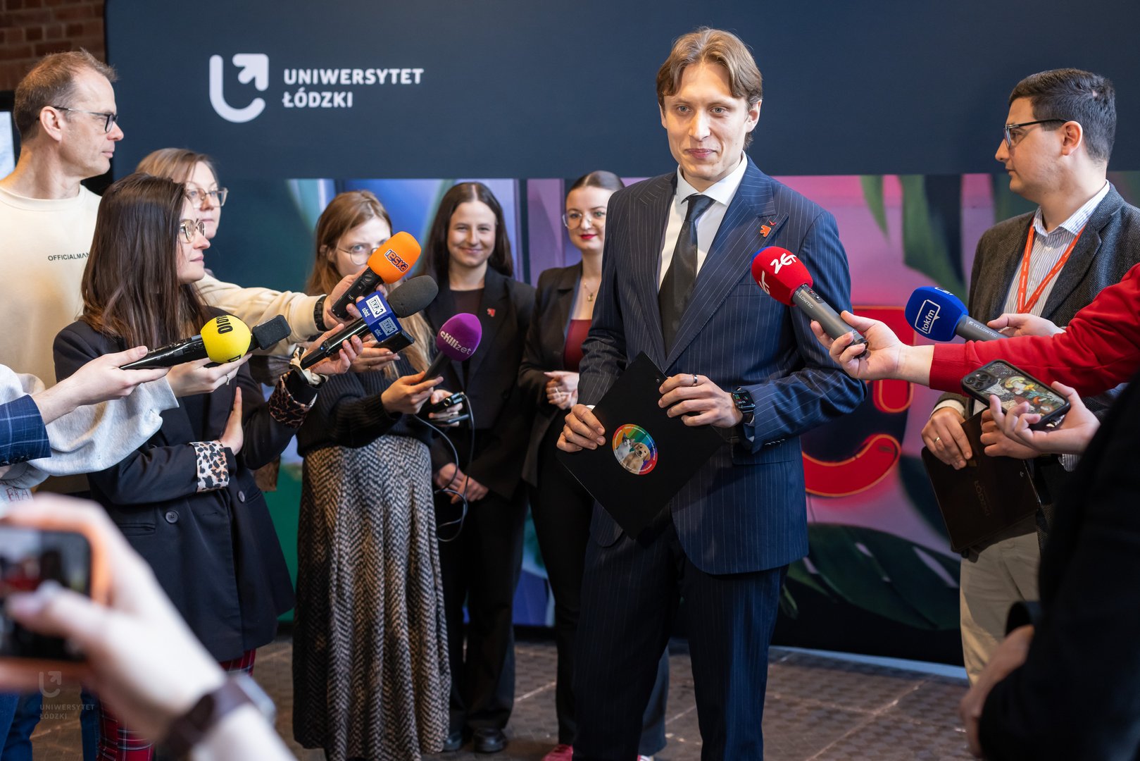 Brieding prasowy marcowego śniadania prasowego UŁ