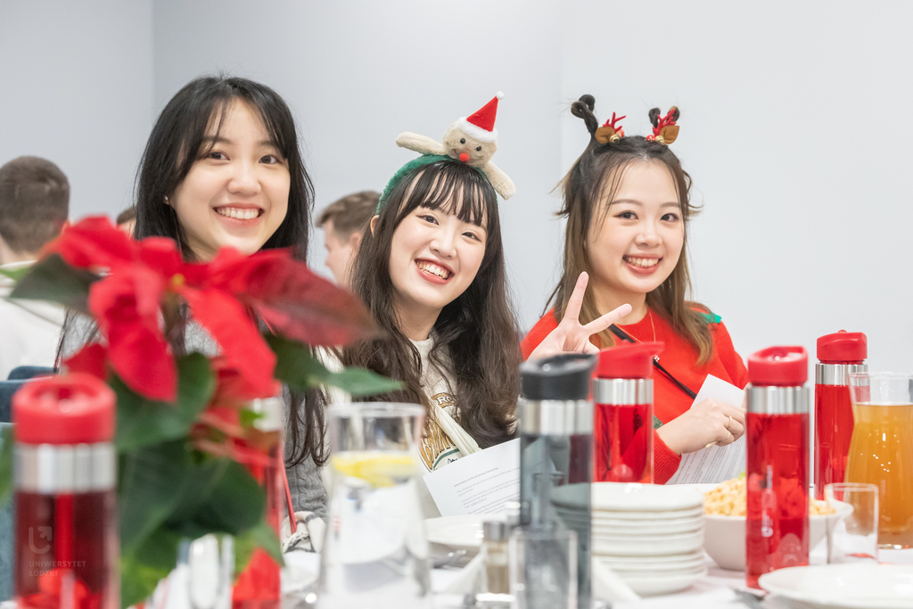Christmas dinners for international students of the University of Lodz